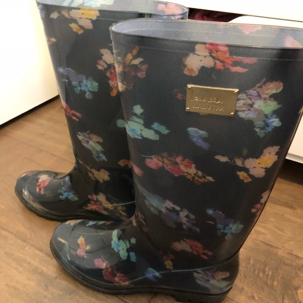 Nicole Miller Floral Rain Boots